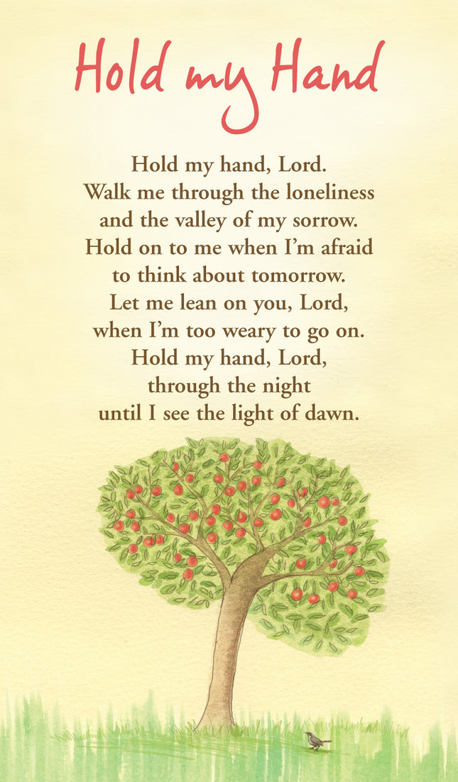 Prayer Card - Hold My HandPrayer Card - Hold My Hand