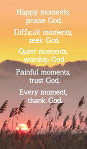 Prayer Card - Happy MomentsPrayer Card - Happy Moments