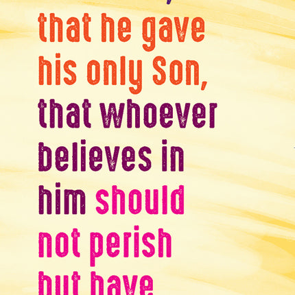 Prayer Card - For God So LovedPrayer Card - For God So Loved