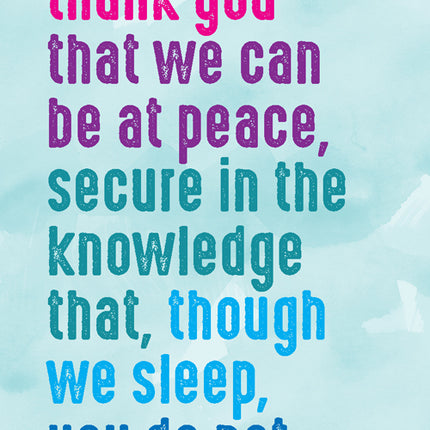 Prayer Card - Loving God Thank YouPrayer Card - Loving God Thank You