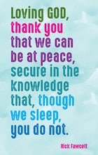 Prayer Card - Loving God Thank YouPrayer Card - Loving God Thank You