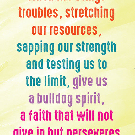 Prayer Card - Loving God When LifePrayer Card - Loving God When Life