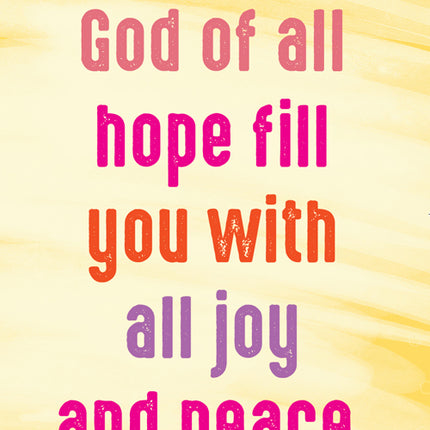 Prayer Card - May The GodPrayer Card - May The God