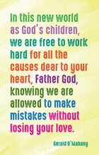 Prayer Card - In This New WorldPrayer Card - In This New World