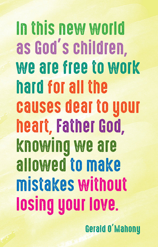 Prayer Card - In This New WorldPrayer Card - In This New World