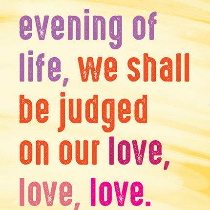 Prayer Card - At The Evening Of LifePrayer Card - At The Evening Of Life