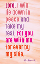 Prayer Card - Lord I Will Lie DownPrayer Card - Lord I Will Lie Down