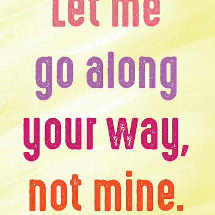 Prayer Card - Let Me Go AlongPrayer Card - Let Me Go Along
