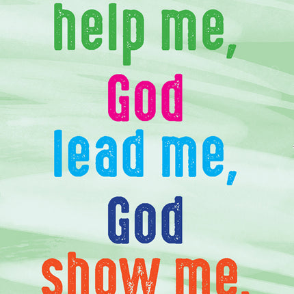 Prayer Card - God Help MePrayer Card - God Help Me