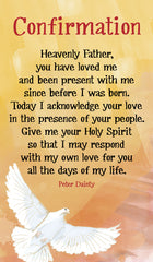 Confirmation - Prayer CardConfirmation - Prayer Card