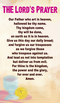 Lords Prayer - Prayer CardLords Prayer - Prayer Card