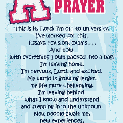 A Students Prayer (Light Blue)A Students Prayer (Light Blue)