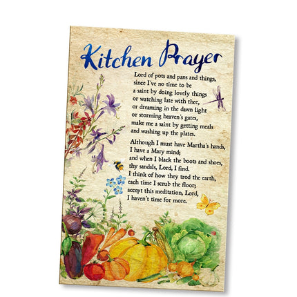 Kitchen Prayer - Prayer Card New For 2019Kitchen Prayer - Prayer Card New For 2019