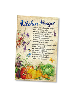 Kitchen Prayer - Prayer Card New For 2019Kitchen Prayer - Prayer Card New For 2019