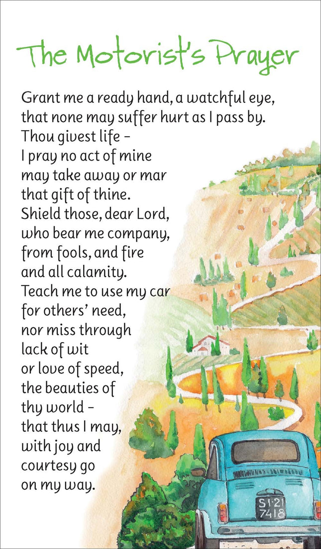 Motorists Prayer - Prayer Card New For 2019Motorists Prayer - Prayer Card New For 2019