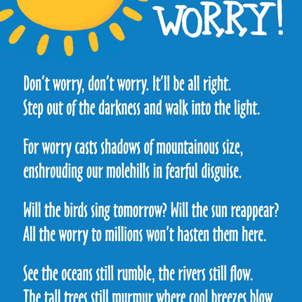 Dont Worry - Prayer Card New For 2019Dont Worry - Prayer Card New For 2019