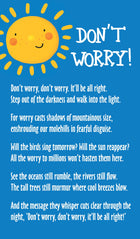 Dont Worry - Prayer Card New For 2019Dont Worry - Prayer Card New For 2019