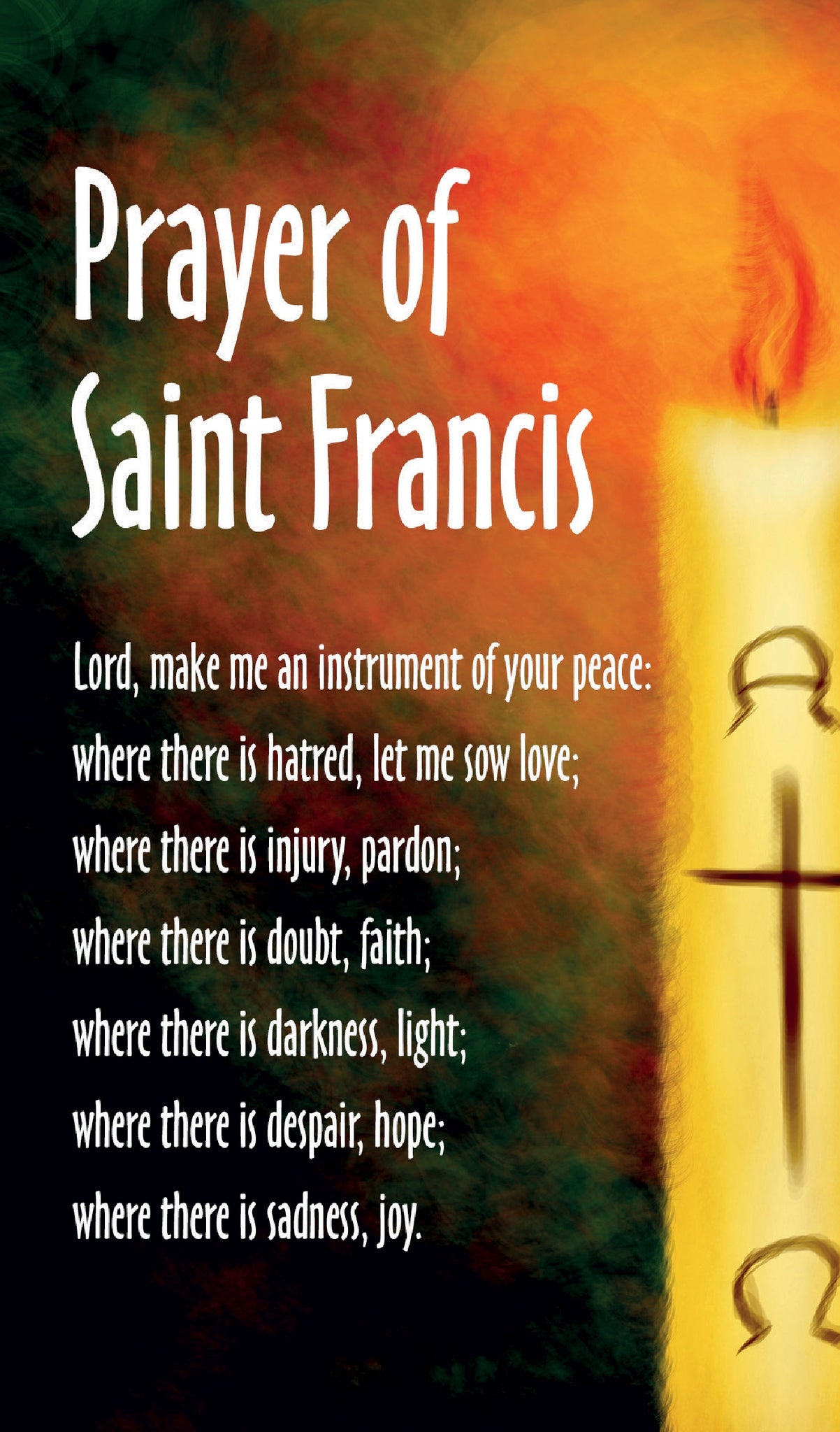 St Francis - Prayer Card New For 2019St Francis - Prayer Card New For 2019