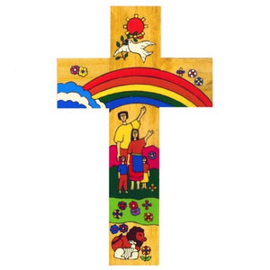 12cm Rainbow Cross