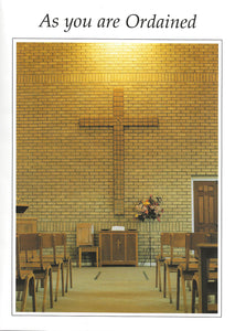 As You are Ordinated - Cross on Brick Wall - Pack of 6