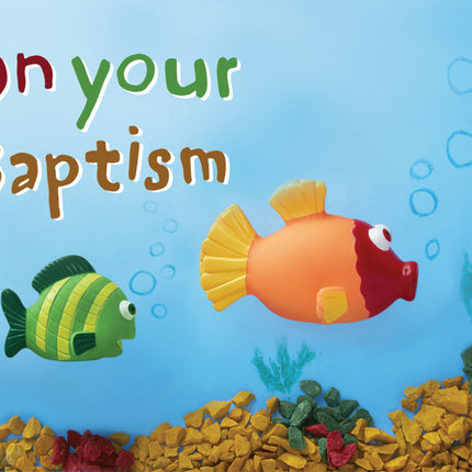 On Your Baptism - Two Fishes (Child)  -  Standard CardOn Your Baptism - Two Fishes (Child)  -  Standard Card