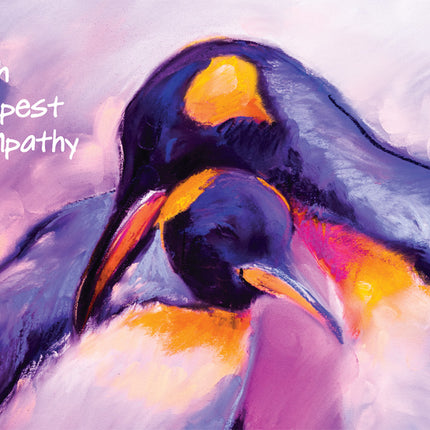 With Deepest Sympathy - Penguins -  Standard CardWith Deepest Sympathy - Penguins -  Standard Card