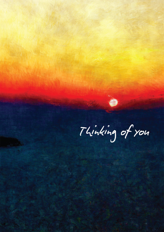 Thinking Of You  - Sun -  Standard CardThinking Of You  - Sun -  Standard Card