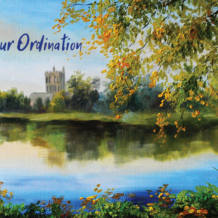 For Your Ordination - Church Landscape -  Standard CardFor Your Ordination - Church Landscape -  Standard Card