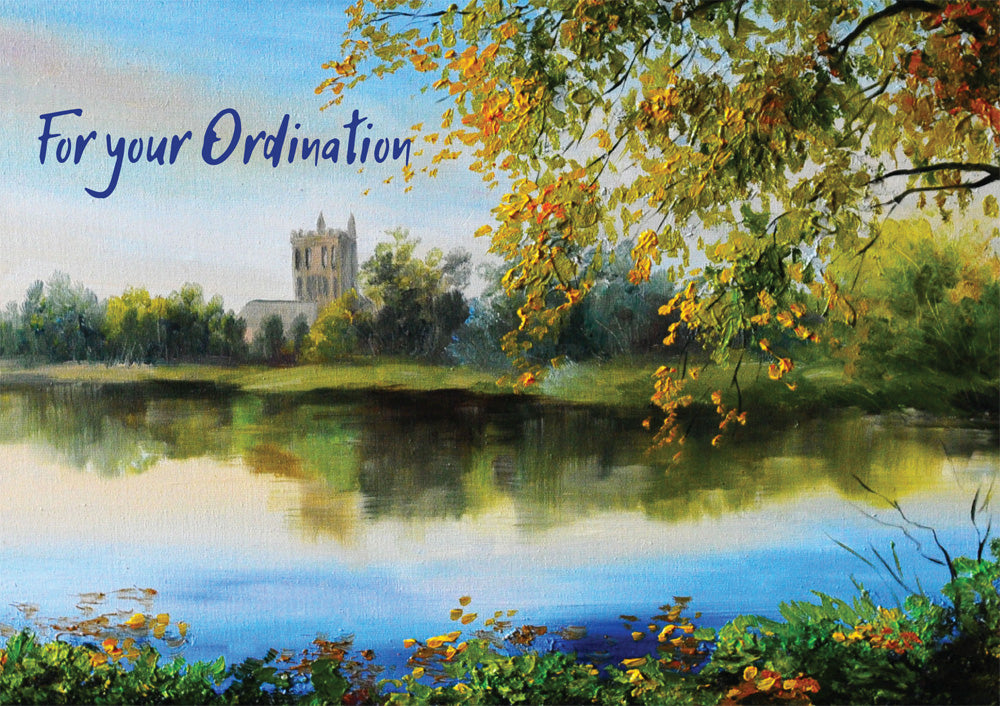 For Your Ordination - Church Landscape -  Standard CardFor Your Ordination - Church Landscape -  Standard Card