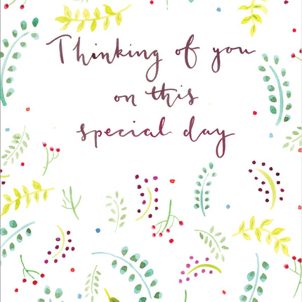 Thinking Of You On This Special Day - Standard CardThinking Of You On This Special Day - Standard Card
