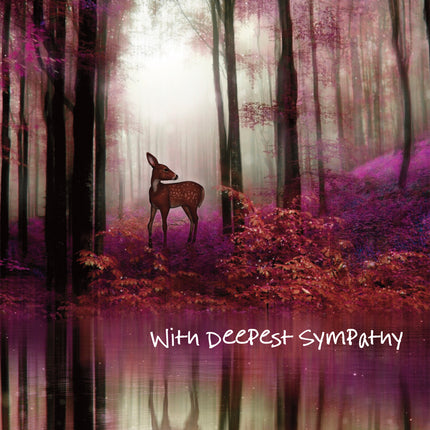 With Deepest Sympathy - DeerWith Deepest Sympathy - Deer