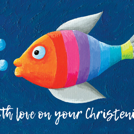 With Love On Christening - Standard Card Gloss (6 Pack)With Love On Christening - Standard Card Gloss (6 Pack)