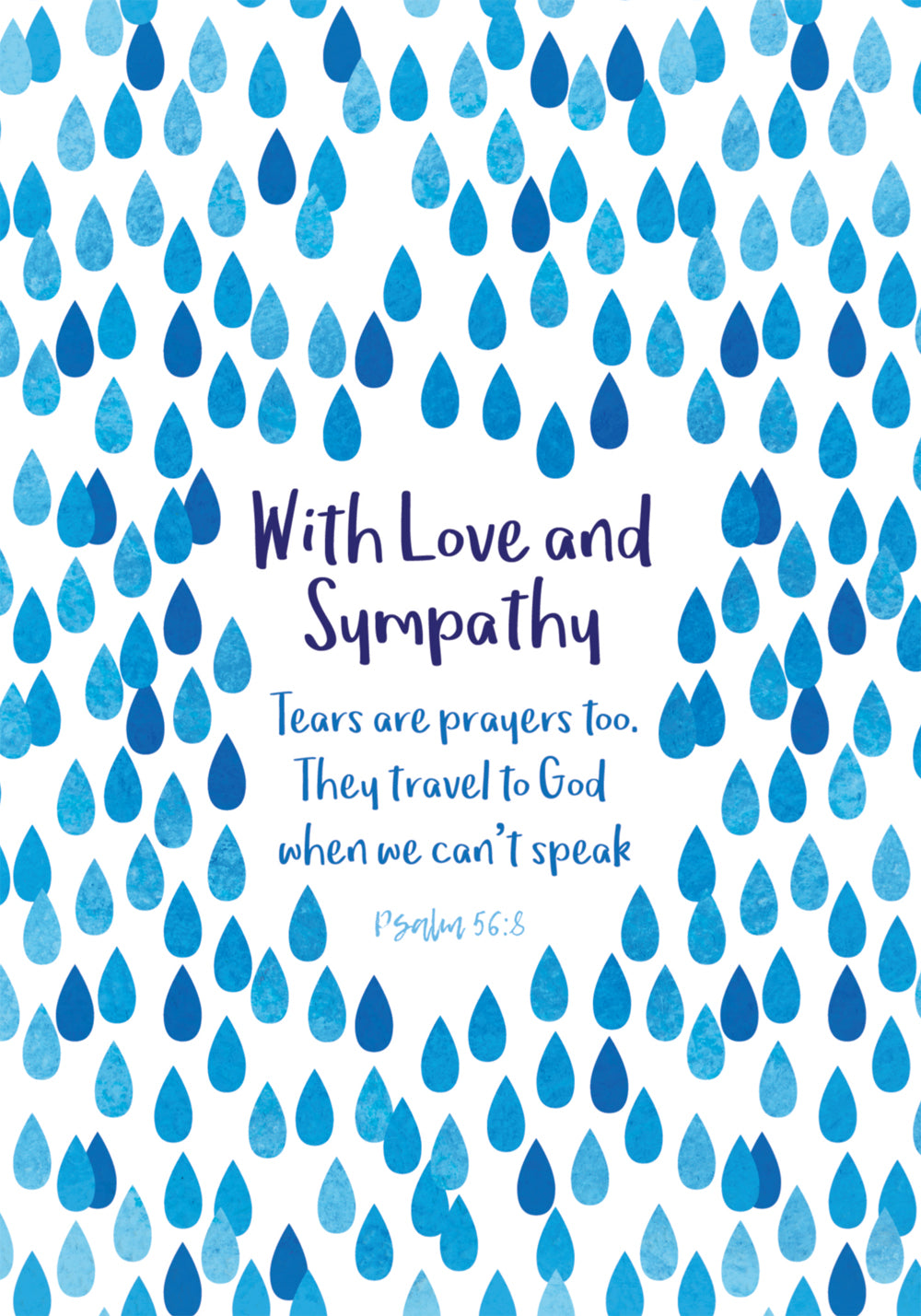 With Love & Sympathy - Std Card Waterboard (6 Pack)With Love & Sympathy - Std Card Waterboard (6 Pack)