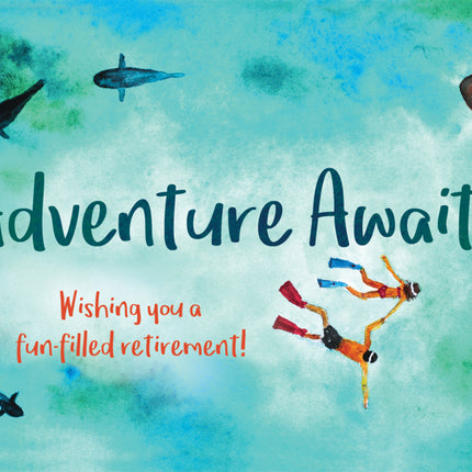 Adventure Awaits - Std Card Waterboard (6 Pack)Adventure Awaits - Std Card Waterboard (6 Pack)