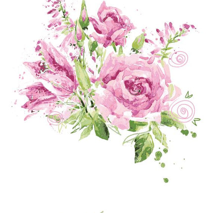 With Love - Std Card Foil Waterboard (6 Pack)