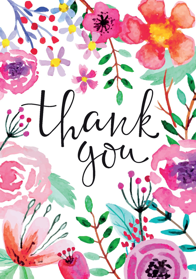 Thank You   - Std Card  Waterboard (6 Pack)Thank You   - Std Card  Waterboard (6 Pack)