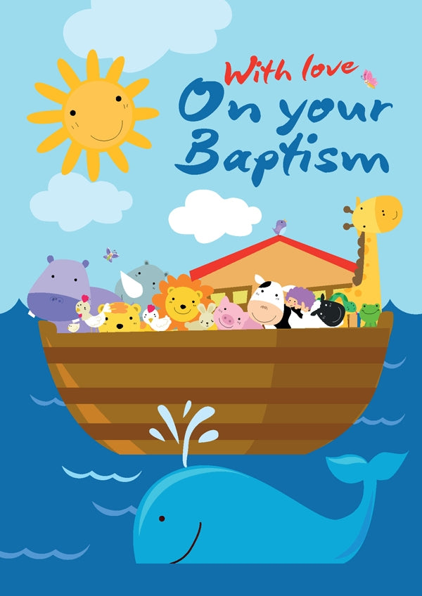 On Your Baptisim - Noah Whale Std Card  Gloss (6 Pack)On Your Baptisim - Noah Whale Std Card  Gloss (6 Pack)