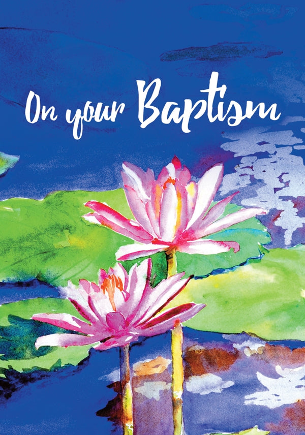 On Your Baptisim - Flower Std Card  Gloss (6 Pack)On Your Baptisim - Flower Std Card  Gloss (6 Pack)