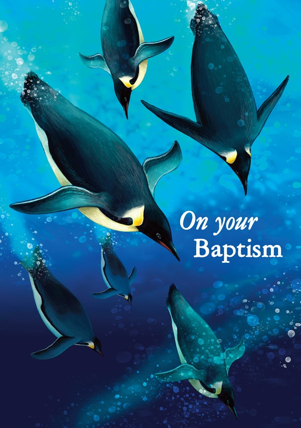 On Your Baptisim - Penguins Std Card  Gloss (6 Pack)On Your Baptisim - Penguins Std Card  Gloss (6 Pack)