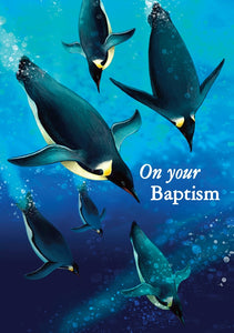 On Your Baptisim - Penguins Std Card  Gloss (6 Pack)On Your Baptisim - Penguins Std Card  Gloss (6 Pack)