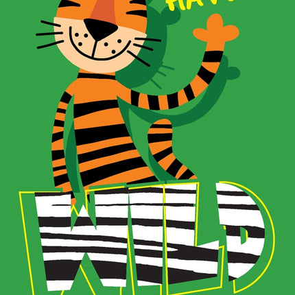 Wild Birthday - Tiger Std Card  Gloss (6 Pack)Wild Birthday - Tiger Std Card  Gloss (6 Pack)
