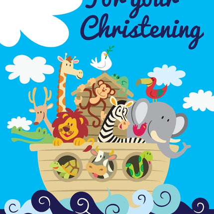 For Your Christening - Noahs Boat Std Card  Gloss (6 Pack)For Your Christening - Noahs Boat Std Card  Gloss (6 Pack)