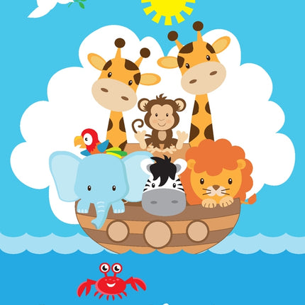 On Your Christening - Noahs Boat Std Card  Gloss (6 Pack)On Your Christening - Noahs Boat Std Card  Gloss (6 Pack)