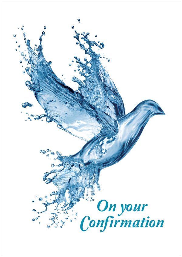 On Your Confirmation - Water Dove Std Card  Gloss (6 Pack)On Your Confirmation - Water Dove Std Card  Gloss (6 Pack)