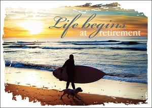 Life Begins - Retirement Std Card Gloss (6 Pack)Life Begins - Retirement Std Card Gloss (6 Pack)