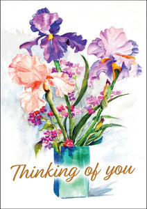 Thinking Of You - Flower Faces Std Card Gloss (6 Pack)Thinking Of You - Flower Faces Std Card Gloss (6 Pack)