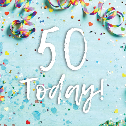 50 Today - Streamers Std Card Gloss (6 Pack)50 Today - Streamers Std Card Gloss (6 Pack)