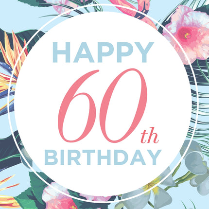 Happy 60Th Birthday -  Std Card Gloss (6 Pack)Happy 60Th Birthday -  Std Card Gloss (6 Pack)
