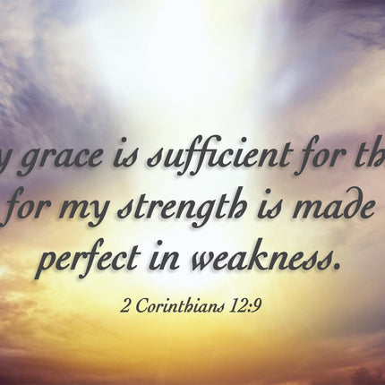 My Grace Is Sufficient - Sky Std Card Gloss (6 Pack)My Grace Is Sufficient - Sky Std Card Gloss (6 Pack)