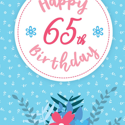 Happy 65Th Birthday -  Std Card Gloss (6 Pack)Happy 65Th Birthday -  Std Card Gloss (6 Pack)